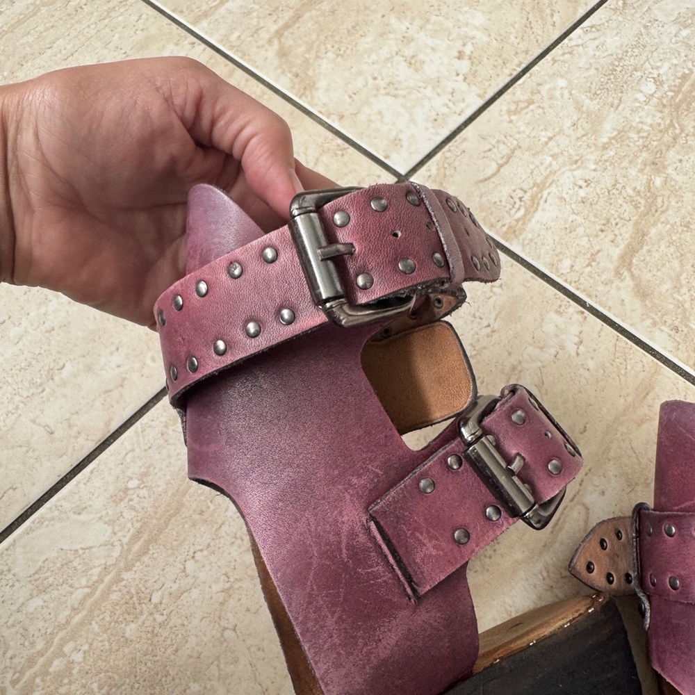 Free People Purple Studded Sandals - Picture 10 of 15